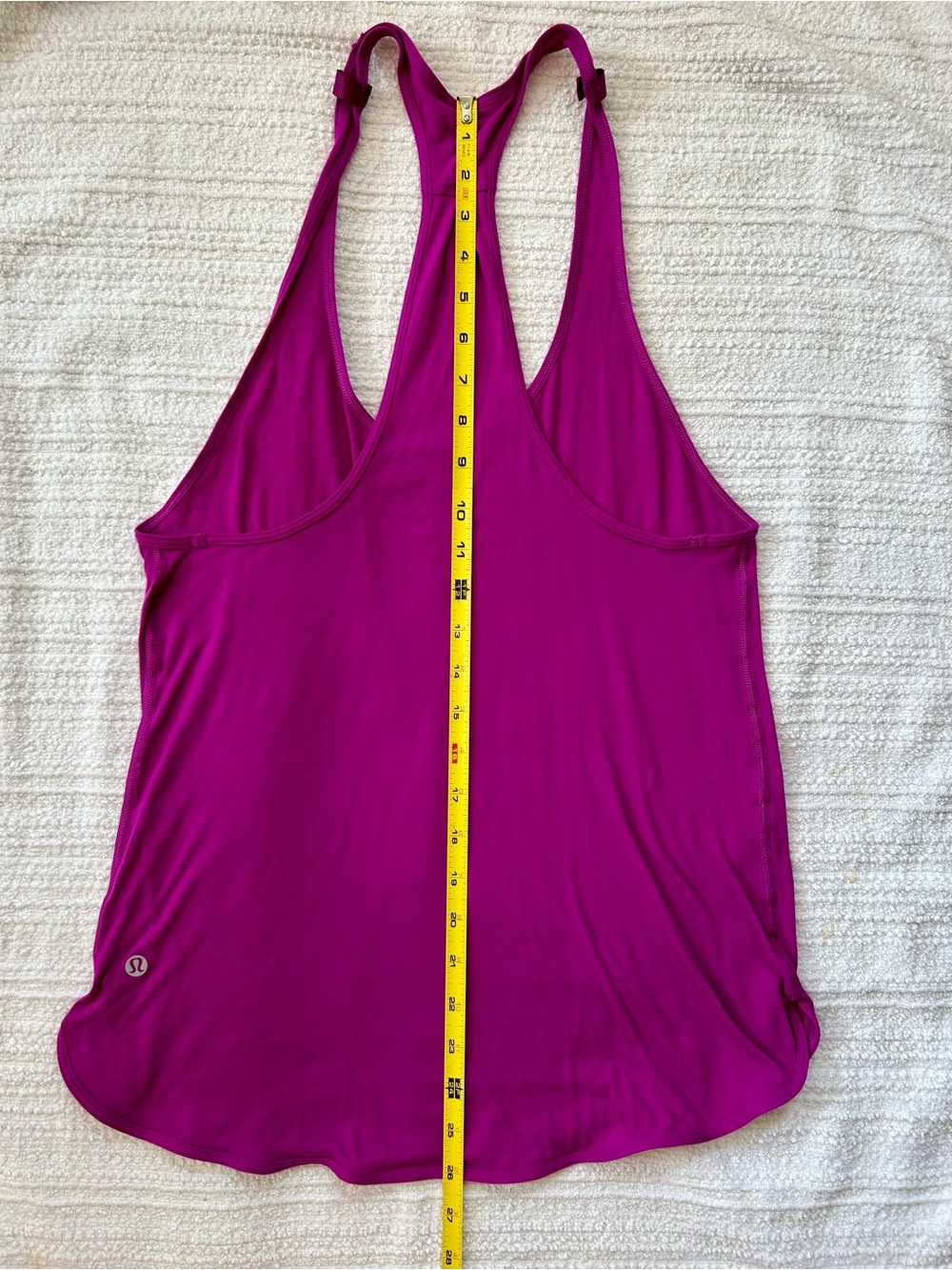 lululemon athletica Women's Magenta Racerback Tank Top Built-In Bra Strap Holder - Picture 8 of 8